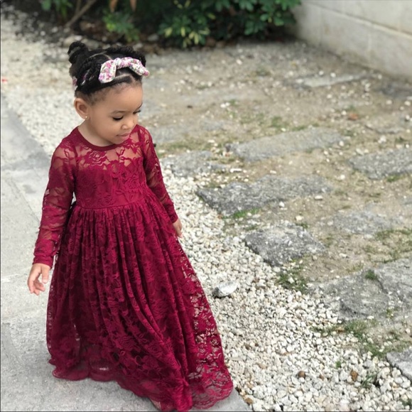 Other - Maroon Toddler Dress
